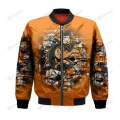 Campbell Fighting Camels Bomber Jacket 3D Printed Camouflage Vintage