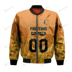 Campbell Fighting Camels Bomber Jacket 3D Printed Team Logo Custom Text And Number