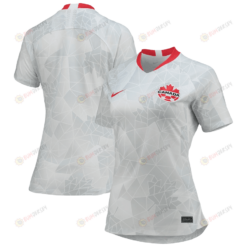 Canada Women National Team 2022/23 Away Blank Jersey - White