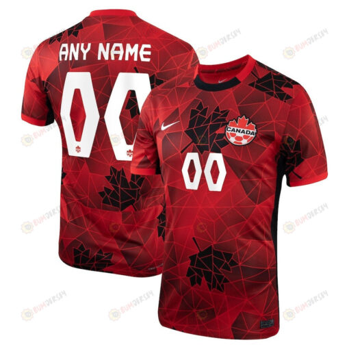 Canada Women's National Team 2023 Home Men Custom Jersey - Red