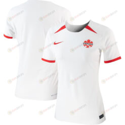 Canada Women's National Team Women 2023/24 Away Stadium Jersey - White