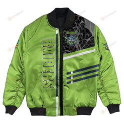 Canberra Raiders Bomber Jacket 3D Printed Personalized Rugby For Fan