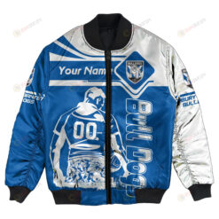 Canterbury-Bankstown Bulldogs Bomber Jacket 3D Printed Personalized Pentagon Style