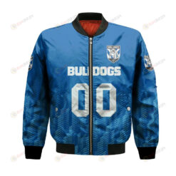 Canterbury-Bankstown Bulldogs Bomber Jacket 3D Printed Team Logo Custom Text And Number