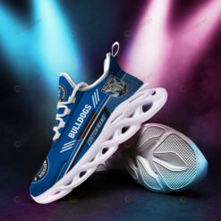 Canterbury Bankstown Bulldogs Logo Pattern Custom Name 3D Max Soul Sneaker Shoes