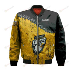 Cape Breton Eagles Bomber Jacket 3D Printed Grunge Polynesian Tattoo