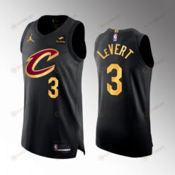 Caris LeVert 3 2022-23 Cavaliers Statement Edition Jersey Black