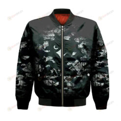 Carleton Ravens Bomber Jacket 3D Printed Camouflage Vintage