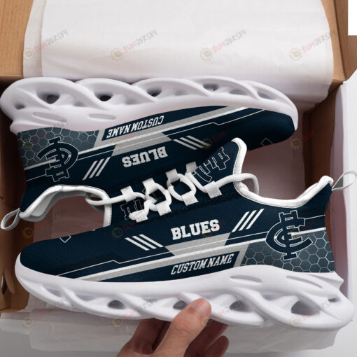 Carlton Blues Logo Custom Name Pattern 3D Max Soul Sneaker Shoes