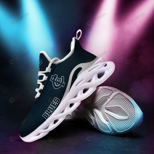 Carlton Blues Logo Pattern 3D Max Soul Sneaker Shoes In Navy Blue