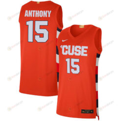 Carmelo Anthony 15 Syracuse Orange Alumni Limited Basketball Men Jersey - Orange
