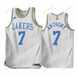 Carmelo Anthony 7 Los Angeles Lakers 2022-23 Classic Edition White Jersey - Men Jersey