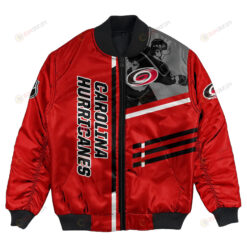 Carolina Hurricanes Bomber Jacket 3D Printed Personalized Hockey For Fan