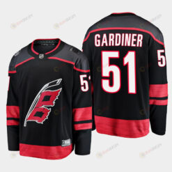 Carolina Hurricanes Jake Gardiner 2022-23 Primary Home Black 51 Jersey Breakaway Player