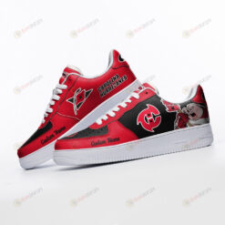 Carolina Hurricanes Mascot Logo Pattern Custom Name Air Force 1 Printed