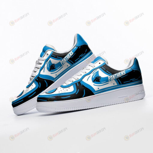 Carolina Panthers Comic Cartoon Logo Pattern Air Force 1 Printed