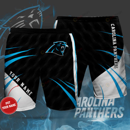 Carolina Panthers Custom Name Hawaiian Shorts Summer Shorts Men Shorts - Print Shorts