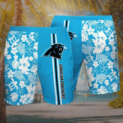 Carolina Panthers Football Team Hawaiian Shorts Summer Shorts Men Shorts - Print Shorts