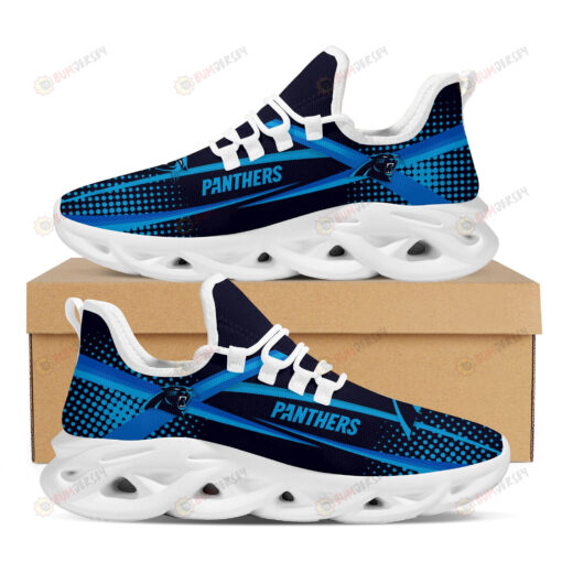 Carolina Panthers Logo Polka Dot Pattern 3D Max Soul Sneaker Shoes