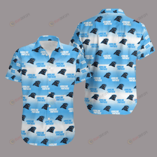 Carolina Panthers Many Logos ??3D Printed Hawaiian Shirt