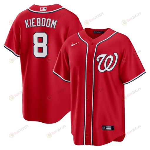 Carter Kieboom 8 Washington Nationals Alternate Men Jersey - Red