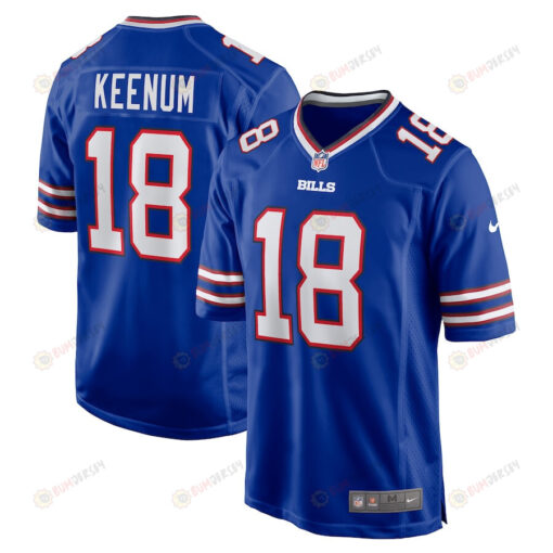 Case Keenum Buffalo Bills Game Player Jersey - Royal