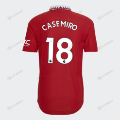 Casemiro 18 Manchester United 2022/23 Home Player Jersey - Red