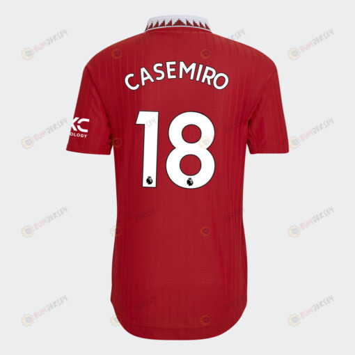 Casemiro 18 Manchester United 2022/23 Home Player Jersey - Red