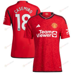 Casemiro 18 Manchester United 2023-24 Home Men Jersey - Red