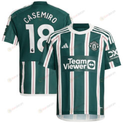 Casemiro 18 Manchester United 2023/24 Away Youth Jersey - Green