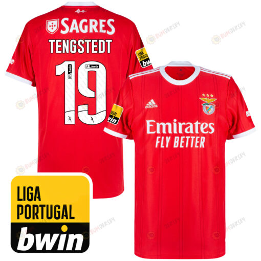 Casper Tengstedt 19 Benfica 2022-2023 Home Men Jersey - Red