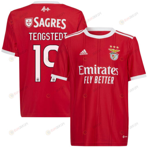 Casper Tengstedt 19 Benfica 2022/23 Home Men Jersey - Red