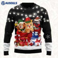 Cat Gifts Noel Ugly Sweaters For Men Women Unisex