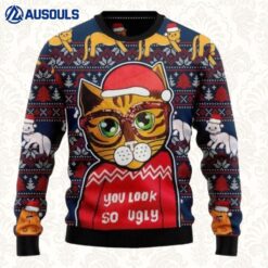 Cat Ugly Sweaters For Men Women Unisex