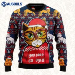 Cat You Look So Ugly Sweaters For Men Women Unisex