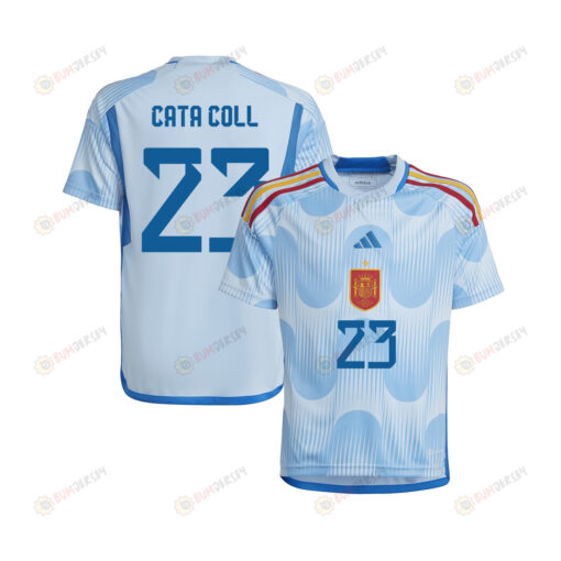 Cata Coll 23 Spain 1 Star Women's National Team 2023-24 World Cup Away Jersey