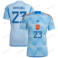 Cata Coll 23 Spain 1 Star Women's National Team 2023-24 World Cup Away WOMEN Jersey