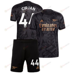 Catalin Cirjan 44 Arsenal Away Kit 2022 - 2023 Men Jersey - Black