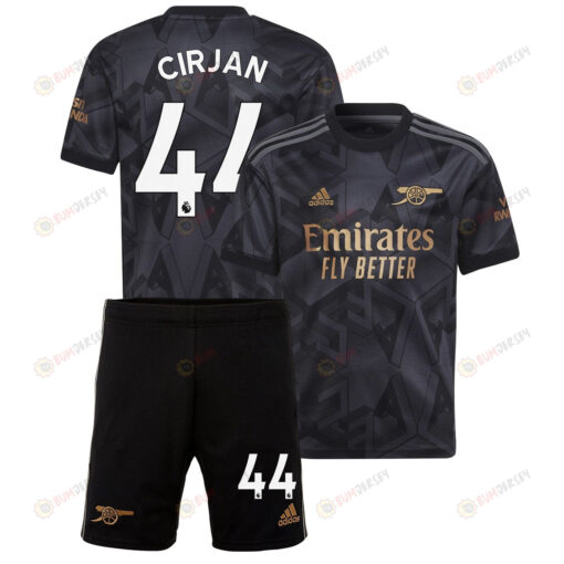 Catalin Cirjan 44 Arsenal Away Kit 2022 - 2023 Youth Jersey - Black