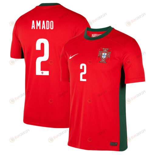 Catarina Amado 2 Portugal Women's National Team 2023-24 World Cup Home Men Jersey