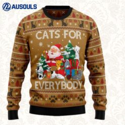 Cats For Everybody G51022 Ugly Christmas Sweater Ugly Sweaters For Men Women Unisex