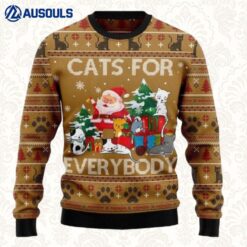 Cats For Everybody Ugly Sweaters For Men Women Unisex