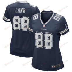 CeeDee Lamb 88 Dallas Cowboys Women's Game Jersey - Navy