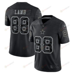 CeeDee Lamb Dallas Cowboys RFLCTV Limited Jersey - Black