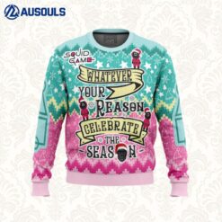 Celebrate the Season Squid Game Ugly Sweaters For Men Women Unisex