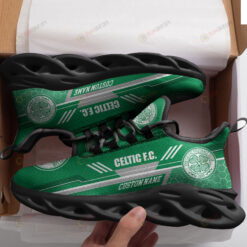 Celtic F.C Logo Custom Name Pattern 3D Max Soul Sneaker Shoes