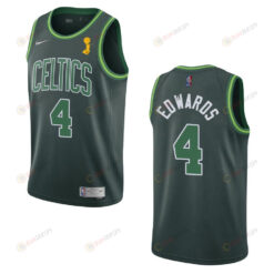 Celtics Carsen Edwards 4 2022 Final Champions Jersey Earned Green