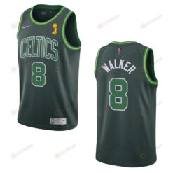 Celtics Kemba Walker 8 2022 Final Champions Jersey Earned Green