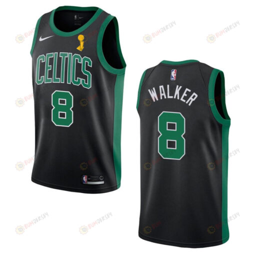 Celtics Kemba Walker Statement 2022 Final Champions Jersey Black