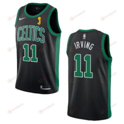 Celtics Kyrie Irving Statement 2022 Final Champions Jersey Black